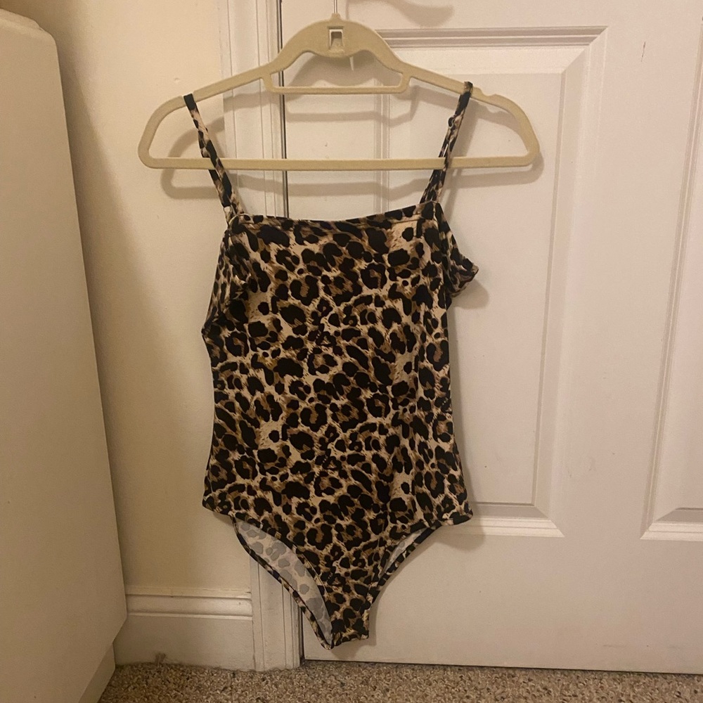 Cheetah tank top bodysuit